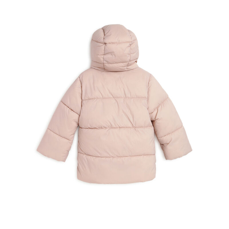 Girls Light Pink Solid Jacket image number 1